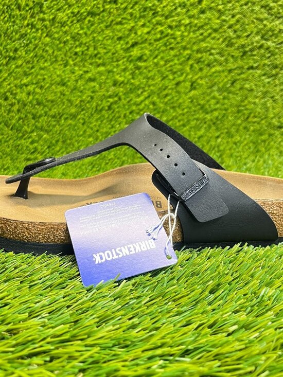 Birkenstock Gizeh Birko-Flor Mens Size 9 Black Brown Beach Outdoor Thong Sandals main image 5